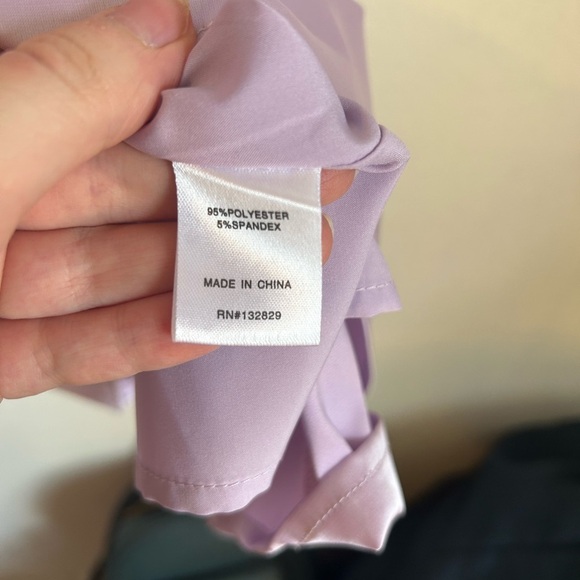 NWOT MORE TO COME Jessica Mini Dress in Lavender - Picture 5 of 7